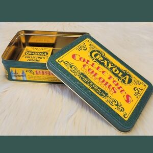 Crayola Vintage 1991 Collector's Limited Edition Tin & Crayons (8) NEW
